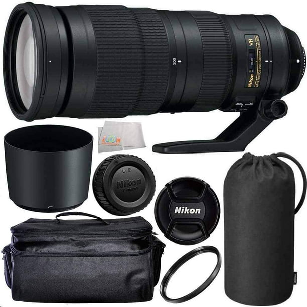 Nikon AF-S NIKKOR 200-500mm f/5.6E ED VR Lens 7PC Bundle Includes