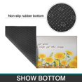 thumbnail image 7 of 2 Piece Sunflower Flowers on White Background Rug Kitchen Rug Set, Decor Kitchen Rugs, Absorbent Non-Slip Washable Floor Mats, Home Indoor Runner Rugs 17"x47"+17"x30", 7 of 7