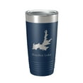 thumbnail image 1 of Hayden Lake Map Tumbler Travel Mug Insulated Laser Engraved Coffee Cup Idaho 20 oz Navy Blue, 1 of 1