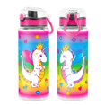 thumbnail image 2 of Home Tune Bonita Botella De Agua Para Niños De La Escuela, Niñas, Sin Bpa, Tritan, A Prueba De Fugas, Fácil De Limpiar Y Asa De Transporte, 23 Oz/680 Ml (Dragón), 2 of 5