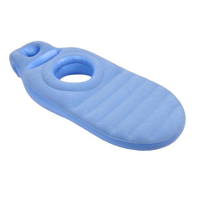 Almohada De Cuerpo Entero Con Orificio Para El Vientre, Flotador De Piscina Inflable De PVC Cómodo Cojín Corporal De Maternidad Para Apoyo Al Sueño, Masajes, Yoga