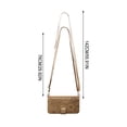 thumbnail image 4 of ZZkhGO Versatile Leather Handbag, Hanging Strap Backpack with Carrying Handle Card Slot, Convertible Purse for Daily Commute Travel Office, Brown, 4 of 7