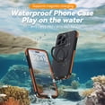 thumbnail image 3 of Funda impermeable para teléfono TELESIN Funda de buceo para teléfono IP68 a prueba de agua, 3 of 8