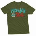 thumbnail image 5 of Nurses day Funny T-shirt Nurses call the shots Syringe Nurse RN CNA medical worker Tee Shirt, 5 of 7