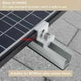 thumbnail image 2 of Solar Panel Bracket Kit, 4Pcs Solar Roof Mounting 30mm/35mm Rail Clamp Kit for 1 Pieces Solar Panels, Suitable for Metal Roof, Tin Roof, Flat Roof, Sheet Roof, 2 of 9