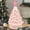 7" Pink, variant on Joyfy 15 Inch Ceramic Christmas Tree,Prelit Ceramic Christmas Tree with 70 Multicolor Lights,Table Top Christmas Tree Decorations,Holiday Tree