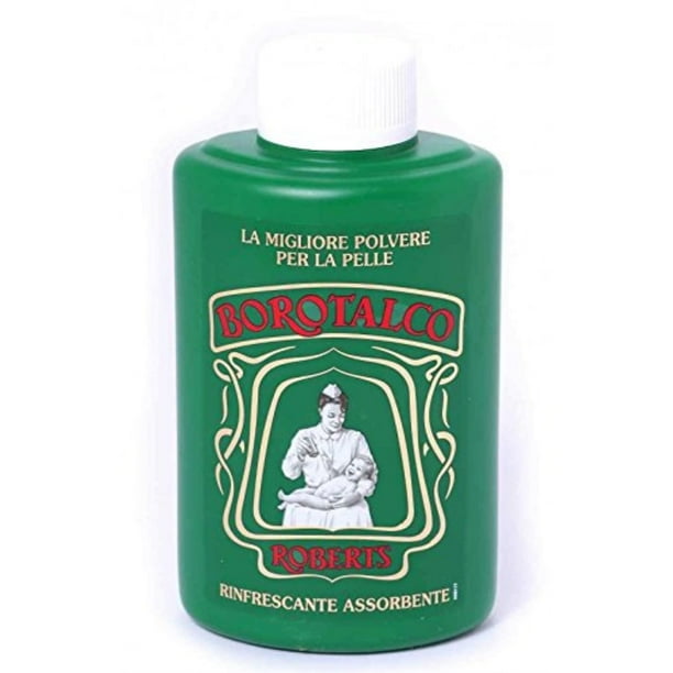 Polvo Borotalco Roberts 200 g (7 oz) para ropa de cama y cuerpo