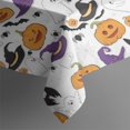 thumbnail image 4 of Cute Halloween Icons Repeat Pattern Rectangle Tablecloth 60"x120",Waterproof Polyester Rectangle Table Cloth, Wipeable Spillproof Polyester Tablecloth for Dining, Camping, Indoor and Outdoor, 4 of 6