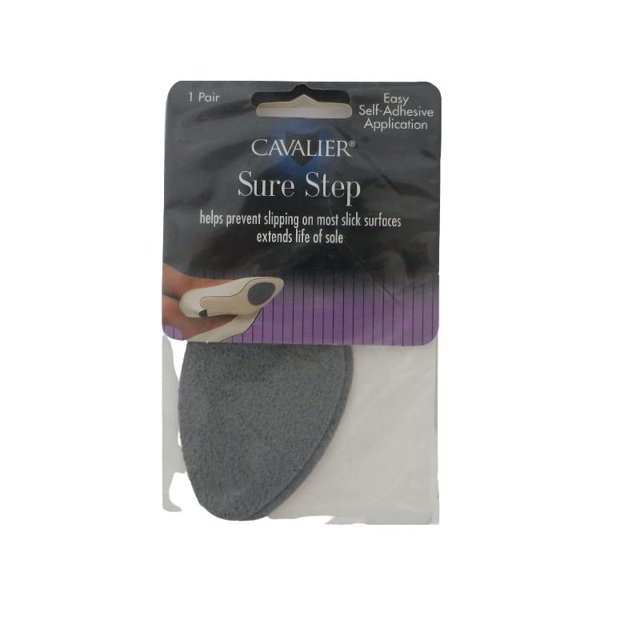 Almohadillas antideslizantes CAVALIER Kiwi Sure Step para zapatos, 1 par, color gris
