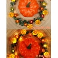 thumbnail image 2 of BOHON Thanksgiving Decoration Acorn 3D Pumpkin Maple Leaf Indoor/Outdoor 10ft Battery Operated LED Stri 10ft 30 LEDs, 2 of 7