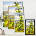 thumbnail image 4 of Designart 'Colorful Young Orange Betulas Along Bank Of Calm Bay' Lake House Framed Canvas Wall Art Print, 4 of 5