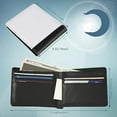 thumbnail image 4 of 4 Piezas Cartera de SublimacióN en Blanco para Hombres Pu Transferencia de DIY Titular de la Tarjeta Bancaria Cartera Plegable para Regalos de la Escuela Posterior, 4 of 5