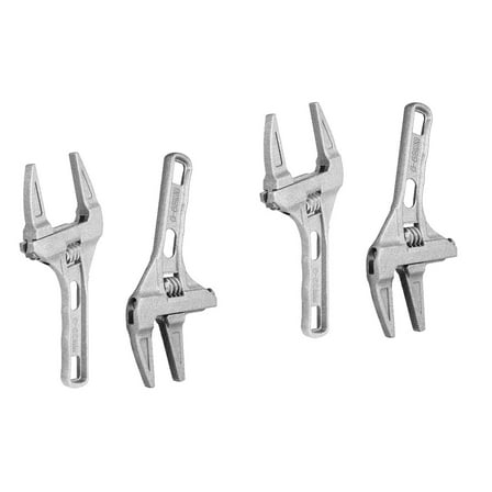 Hemoton 4 pcs Bathroom Faucet Maintenance Tool Adjustable Spanner Monkey Wrench Spanner
