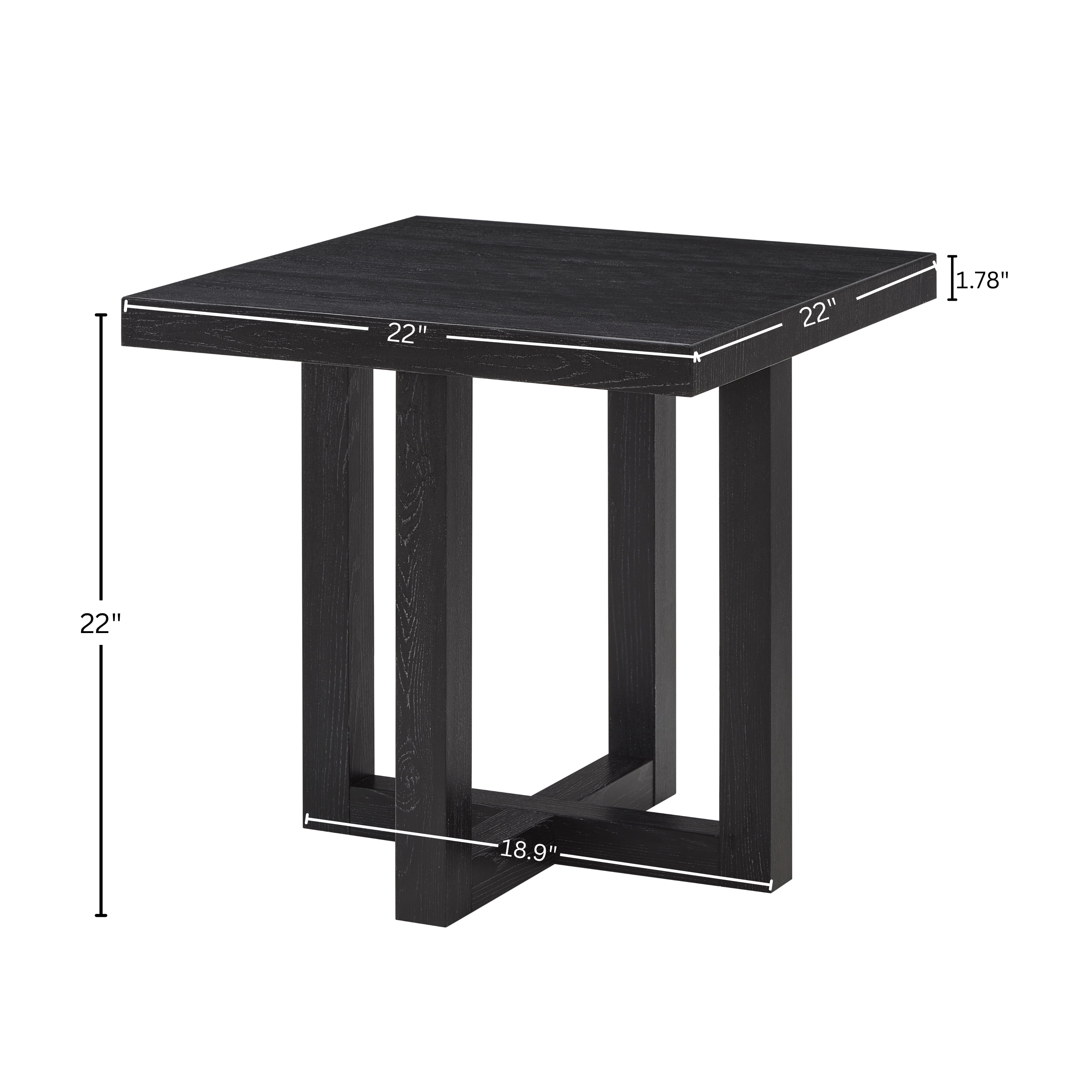 End Table, Black