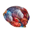 thumbnail image 3 of Kll Colorful Hand Painted Easter Eggs Winter Fall Beanie Knit Hats For Men & Women - Warm & Soft Stylish Toboggan Caps For Cold Weather, 3 of 9