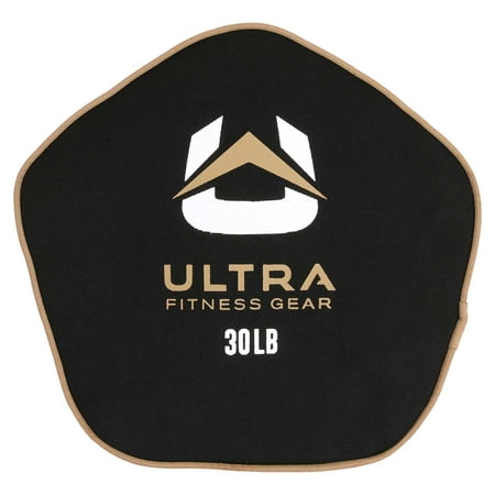 Ultra Fitness Gear Super Tough Fillable Neoprene Sandbell for Full Body Workouts (Unfilled),  (30