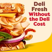 Oscar Mayer Deli Fresh Honey Smoked Turkey Breast Sliced Deli Meat, 1 Pack, for Sandwiches and Easy Lunches, Made With 100% Turkey Breast, No Artificial Preservatives, 9 oz