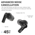 thumbnail image 3 of TOZO Auriculares inalámbricos híbridos con cancelación activa de ruido con 6 micrófonos AI Clear Call Ear Buds Tiempo de reproducción de 55 horas con pantalla LED 32 ecualizadores preestablecidos a tr, 3 of 5
