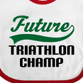 thumbnail image 4 of Inktastic Future Triathlon Champ Boys Baby Bib, 4 of 4