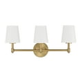 thumbnail image 2 of Trade Winds Coyle 3-Light Bathroom Vanity Light in Natural Brass, 2 of 6