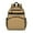 Beige Buffalo Pattern, variant on White Highland Cow Leaf Pattern Backpack for School,Cute School Bag,Schoolbag with Adjustable Shoulder Straps & Padded Back,15.25"x11.5"x5.25"