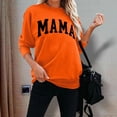 thumbnail image 2 of Nugftut Sweatshirts for Women Letter Printed Plain Sweatshirts Crew Neck Long Sleeve Casual Loose Pullover Top, 2 of 5