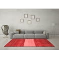 thumbnail image 3 of Ahgly Company Indoor Rectangle Abstract Red Modern Area Rugs, 5' x 7', 3 of 4