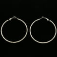 thumbnail image 2 of Mi Amore Hoop-Earrings Silver-Tone, 2 of 4