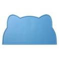 thumbnail image 2 of Cat Food Mat,Dog Food Mat,Pet Mats for Floor Waterproof,Non Spill Non Slip Pet Feeding Mat, Cat Shape Placemats for Cat Dog Water Bowl, for Messy Drinkers To Prevent Spill and Protect Floors, Blue, 2 of 9