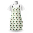 thumbnail image 3 of Bird Apron, Continuous Pattern of Colorful Hummingbirds, Unisex Kitchen Bib with Adjustable Neck for Cooking Gardening, Adult Size, Ivory Dark Seafoam, by Ambesonne, 3 of 4