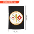 thumbnail image 3 of Bandera de jardín del Cuerpo de Señales del Ejército de EE. UU. de 30 x 45 cm, letrero exterior de doble cara, decoración de interiores de estilo rústico., 3 of 7