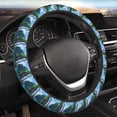 thumbnail image 5 of Naloa Tropical Paradise Window View Elastic Steering Wheel Cover, Auto Steering Wheel Cover – 15 Inch, Fit Suvs,Vans Cars,Trucks, 5 of 6