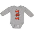 thumbnail image 3 of Inktastic Crab Lover Boys or Girls Long Sleeve Baby Bodysuit, 3 of 5
