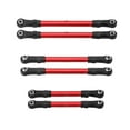 thumbnail image 3 of QualitChoice 6 Pieces RC Car Pull Rod Rod Servo Link for Slash Hoss 4x4 1:10 Scale RC Car Red, 3 of 6