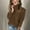 Brown, variant on Lisingtool Sweaters For Women Women'S Winter Long Sleeve Turtleneck Sweater Blouse For Ladies M
