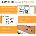 Swancrown Dry Erase Calendar Whiteboard Cork Swancrown Dry Erase Calendar Whiteboard Cork