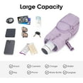 thumbnail image 7 of Water Bottle Holder with Strap 32oz 40oz Insulated Water Bottle Carrier Sling Bag with Phone Pocket Crossbody, Purple, 7 of 7