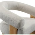 thumbnail image 6 of Meridian Furniture Winston Cream Boucle Fabric Accent Chair, 6 of 40
