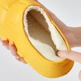 thumbnail image 6 of Waterproof Cotton Slippers for Women Men Winter Outdoor Indoor Home Plush Warm Thick Sole Anti slip Cotton Shoes for Couple, 6 of 7