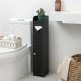 thumbnail image 5 of Slim Bathroom Storage Cabinet,Narrow Bathroom Stand,Black AOJEZOR, 5 of 9