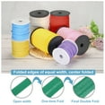 thumbnail image 4 of Uxcell 1/4" Double Fold Bias Tape Polyester Continuous Bulk Bias Tape for Sewing Seaming Green 55 Yards, 4 of 6