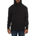 thumbnail image 4 of X RAY JEANS Mens Knitted Pattern Block Hoodie Sweater, Black, 2XL, 4 of 6