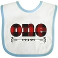 thumbnail image 3 of Inktastic First Birthday Buffalo Plaid Lumberjack Boys or Girls Baby Bib, 3 of 4
