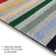 thumbnail image 5 of Runner Rug for Hallway Rainbow Design Multicolor 26 Inch or 31 Inch Wide by Your Length Choice Slip Resistant Rubber Backing Stain Resistant Pile Stair Runner, 5 of 6