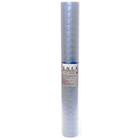 Plastic Carpets TENEX 1020002 Carpet Protector, Low-Pile, Clear Ribbed Pattern, 27-In. x 6-Ft. - Quantity 1 ()