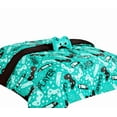 thumbnail image 2 of 6-Piece Twin Game Turquoise Bedding Comforter and Sheet Set for Teens, 2 of 7