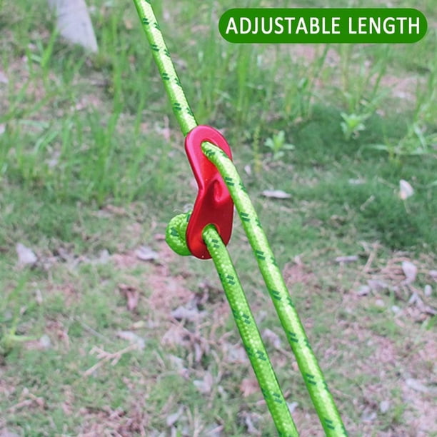Tendeur De Tente Réfléchissant MUNZE – Corde 4 Mm Avec Poulie, 4 M, Nylon, Pour Camping Et Auvent