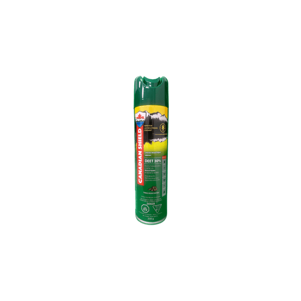 CANADIAN SHIELD MOSQUITO & INSECT REPELLENT, FOR HUNTING, FISHING,  CAMPING, FAMILY FUN, AND MORE, 8 HOUR OF PROTECTION, 30% DEET