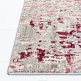 thumbnail image 3 of SAFAVIEH Madison Flowers Vintage Abstract Area Rug, Beige/Wine, 5'3" x 7'6", 3 of 7