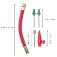 thumbnail image 2 of OULII 5Pcs Football Pump Adaptor Plastic Inflate Tyres Sports Equipment, 2 of 4